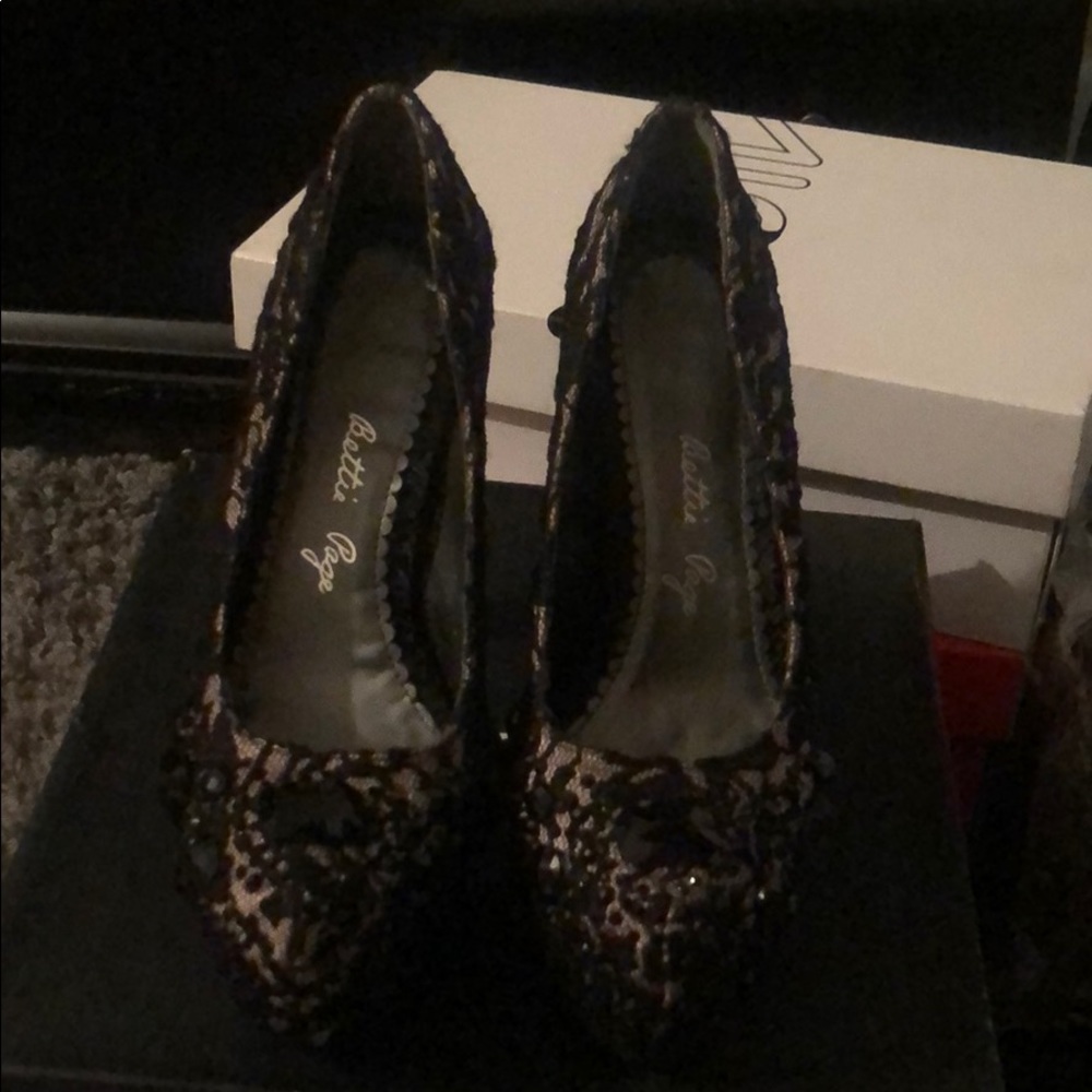 High heel shoes